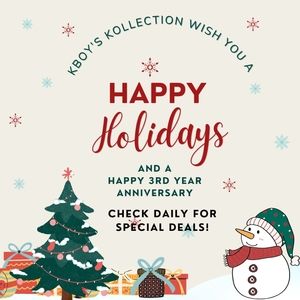 Celebrate the Holidays and my 3 year Anniversary